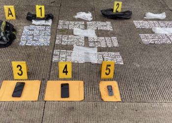 Fuerzas de seguridad incautan a un hombre con 1,800 capsulas con cocaí­na