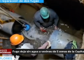 Fuga deja sin agua a vecinos de 5 zonas de la capital