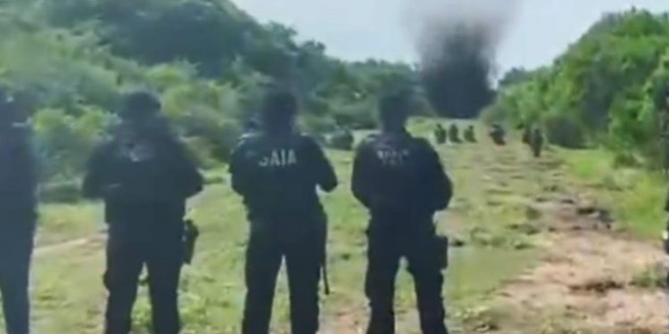 Gobernación destruye dos pistas clandestinas de aterrizaje en San Marcos