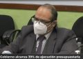 Gobierno alcanza el 39% de ejecución presupuestaria