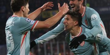 Goleada y exhibición del Atlético de Madrid para acercarse a lo alto de la Champions
