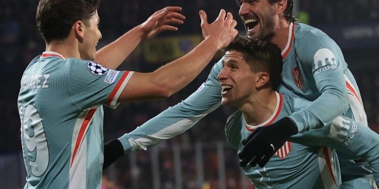 Goleada y exhibición del Atlético de Madrid para acercarse a lo alto de la Champions