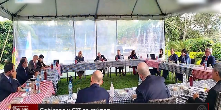 Grupo de paí­ses donantes se reúne con canciller guatemalteco