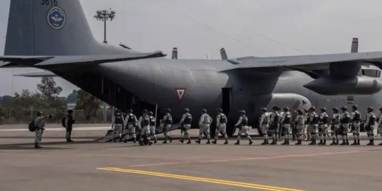 Guardia Nacional de México ya vigila la frontera con EE.UU.