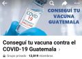 Guatemaltecos crean grupo en Facebook para que usuarios compartan su experiencia con la vacuna