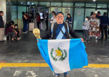 Guatemalteco rumbo a Qatar como aficionado: â€œdesde los 9 años soñé estoâ€