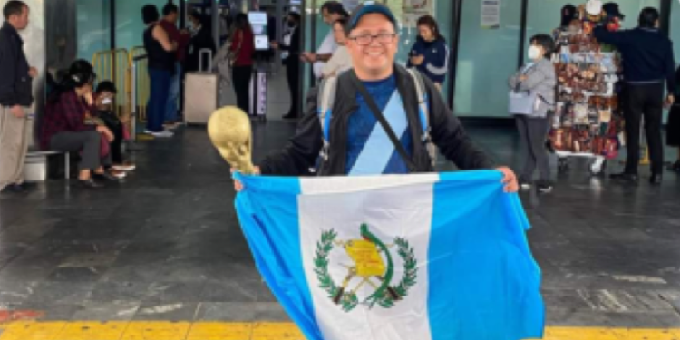 Guatemalteco rumbo a Qatar como aficionado: â€œdesde los 9 años soñé estoâ€
