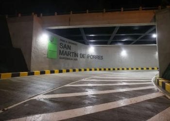Habilitan paso vehicular en nuevo paso a desnivel 'San Martín de Porres' en zona 15
