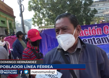 Habitantes realizan marcha pidiendo no ser desalojados
