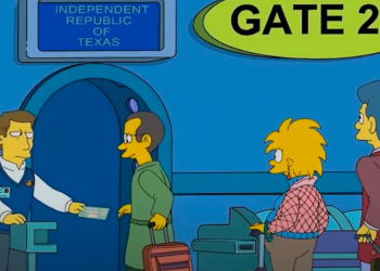 ¿Habrían predicho Los Simpson la creación de la República Independiente de Texas?