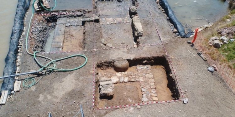 Hallan la imagen de un héroe de la guerra de Troya entre las ruinas de un edificio hundido hace 1.800 años