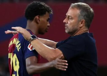 Hansi Flick: Esperemos que este sea el último partido que se pierda Lamine Yamal