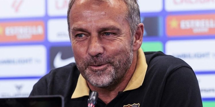 Hansi Flick: 'Espero poder contar con Dani Olmo en Vallecas, también lo esperaba antes del último partido y no pudo ser'