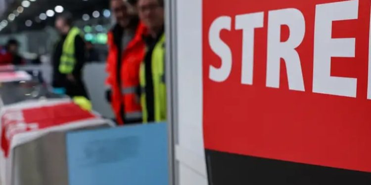 Huelga en cinco aeropuertos alemanes el jueves