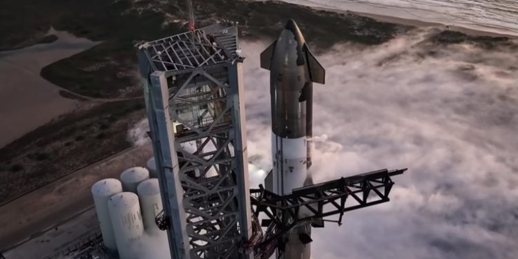 Imágenes épicas del segundo vuelo de prueba de la colosal nave espacial de SpaceX