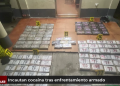 Incautan 144 paquetes con cocaína tras fuerte enfrentamiento armado