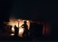 Incendio afecta negocio en Quiché