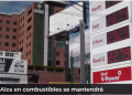 Incremento de combustible continuará el resto del año