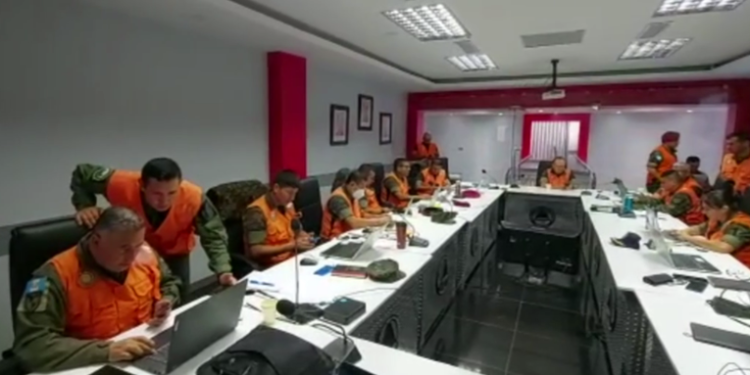Ingenieros del Ejército instaló centro de monitoreo ante tragedias que puedan provocar las lluvias