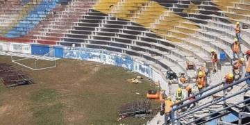 Inicia la demolición del Estadio del Ejército