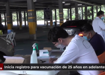 Inicia registro para vacunación de 25 años en adelante