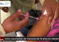 Inicia vacunación a menores de 12 años en adelante
