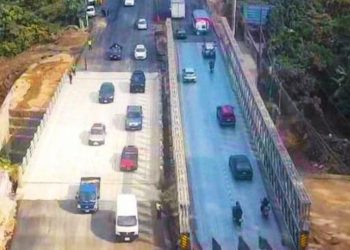 Inician este fin de semana trabajos de desmantelamiento del puente temporal en la ruta al Pacífico