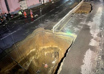 Inician reparación en área de Villa Nueva donde ocurrió socavamiento