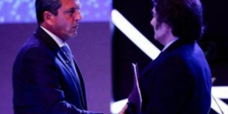 Intenso debate entre Massa y Milei: Acusaciones de robo y cuestionamientos marcan la contienda electoral