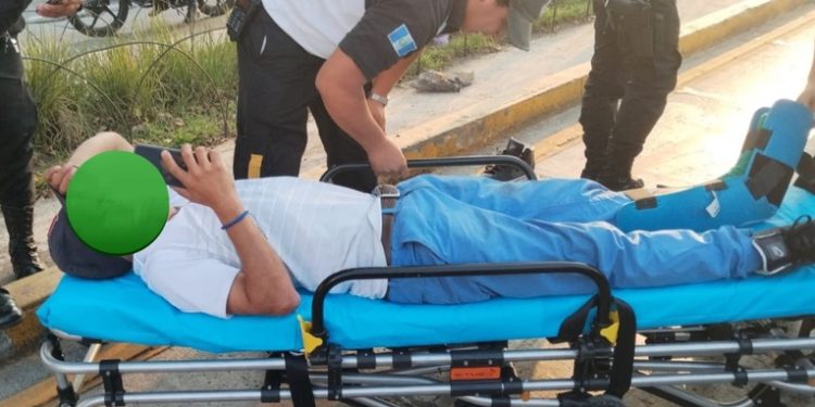 Intentaron asaltarlo y terminó siendo arrollado en zona 6 capital