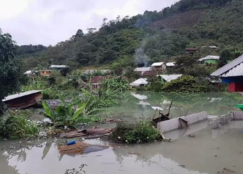 Inundaciones afectan a la aldea Yulwitz en Barrillas, Huehuetenango tras intensas lluvias