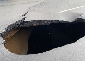 Inversión para la reparación del hundimiento en el kilómetro 15 alcanzó los Q24 millones
