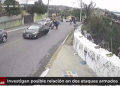Investigan posible relación en dos ataques armados