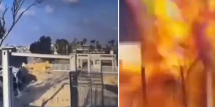 Israel bombardea un punto de control en la frontera entre Gaza y Egipto