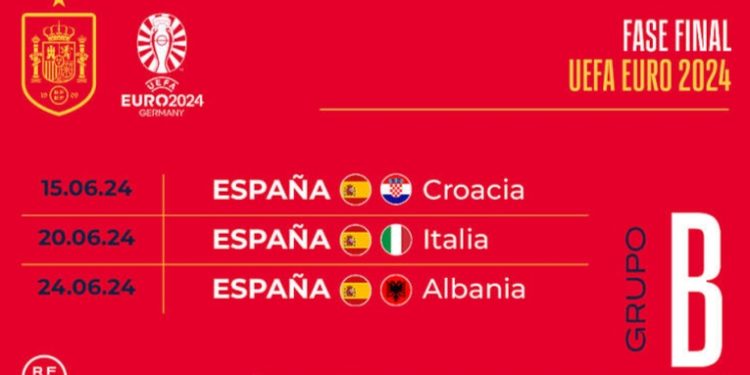 Italia, Croacia y Albania, rivales de España en la Eurocopa 2024