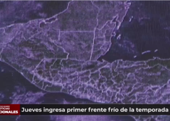 Jueves ingresa primer frente frí­o de la temporada