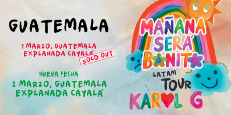 Karol G se presentará en Guatemala el 1 de marzo de 2024