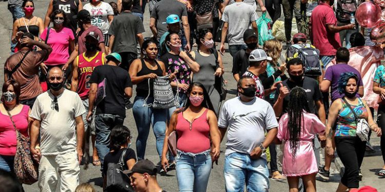 La capital está en color rojo por el incremento de casos de Covid-19