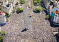 La caravana de la selección argentina recorre Buenos Aires entre el furor y las lágrimas