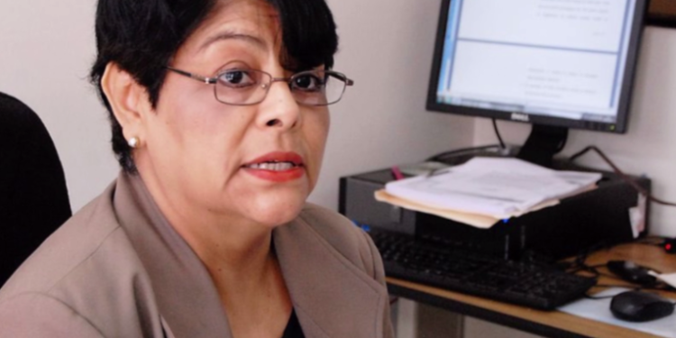 La jueza Coralia Contreras Flores se entregó a la justicia luego de permanecer fugada