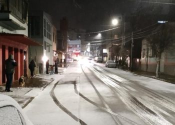 La nieve llega a ciudades del sur de Brasil