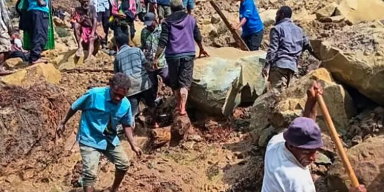 La ONU calcula 670 muertos por deslave en Papúa Nueva Guinea