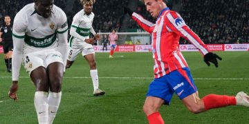 La 'segunda unidad' del Atlético de Madrid vence a un valiente Elche y se mete en cuartos de la Copa del Rey