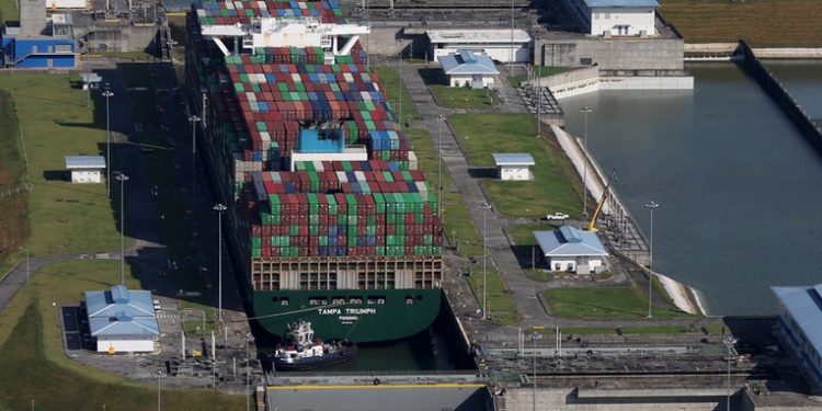 La sequía golpea el comercio mundial a través del canal de Panamá
