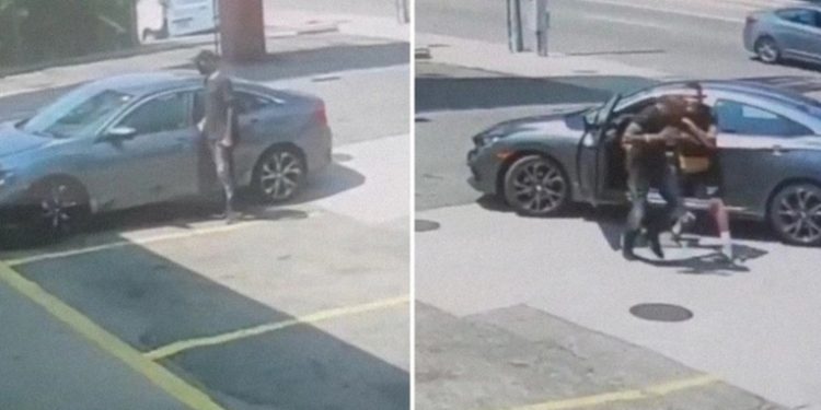 Ladrón intenta robar el carro de un luchador de la UFC