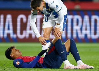 Lamine Yamal se pierde el Barça-Atleti con una lesión de ligamentos en el tobillo