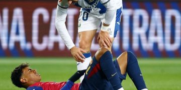 Lamine Yamal se pierde el Barça-Atleti con una lesión de ligamentos en el tobillo