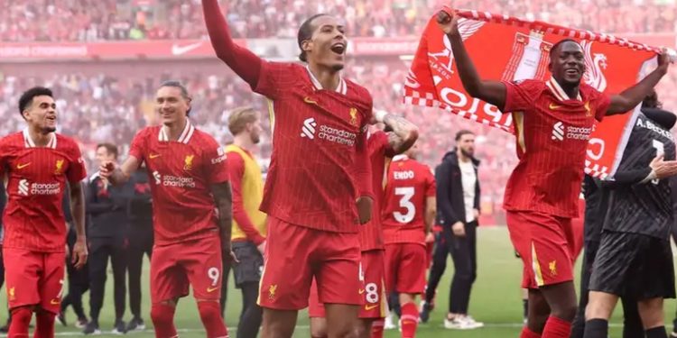 Liverpool gana su título 20 de campeón de Inglaterra