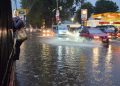 Lluvias provocan caos en la ciudad durante este viernes