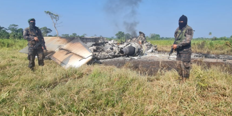 Localizan aeronave en Laguna del Tigre